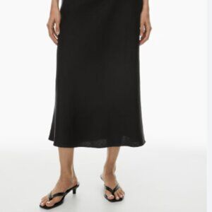 Babaton Slip Linen Skirt NWT
